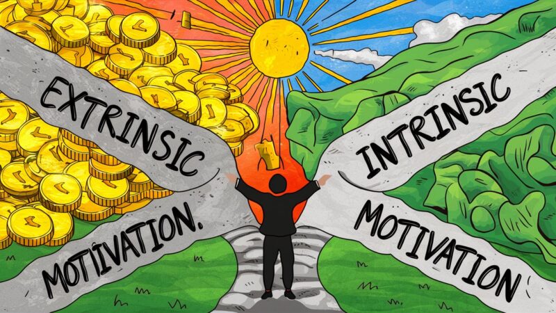 Difference Between Intrinsic And Extrinsic Motivation Read more here httpswww.snapmindset.comblogdifference-between-intrinsic-and-extrinsic-motivation